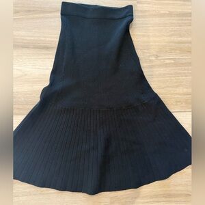 Rachel Parcell Black Knit long skirt